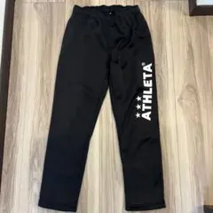 ATHLETA ブラック 裏起毛ジャージ 140