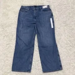 2018　UNIQLO ユニクロ　レディース　バギーパンツ　36　ワイドフィット