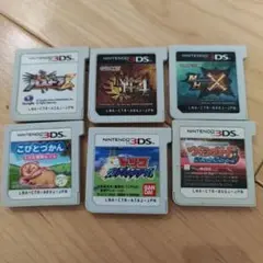 3DS　6個セット　パズドラZ モンハン　ソフトのみ　こびとづかん　トリコ