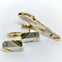 イヴサンローラン カフス タイピン セット シルバー ゴールドのサムネイル
