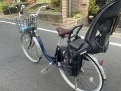 札幌市⭕️手渡しのみ⭕️美品⭕️シティサイクル チャイルドシート付き 20インチ切り替 ⭕️手渡しのみ⭕️美品⭕️シティサイクル チャイルドシート付き