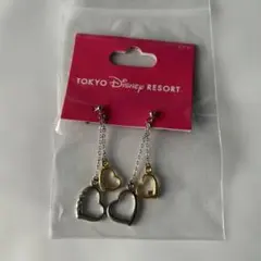 東京ディズニーリゾート ハート型ピアス　未使用品