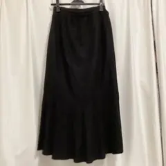 ローリーファーム　 ロングスカート 黒 ブラック