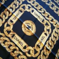 人気】CHANEL シャネル ビンテージバーガンディ スカーフ ココマーク