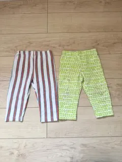 マーキーズ 80 パンツ 2点 セット ストライプ 花柄 北欧風 男の子 女の子