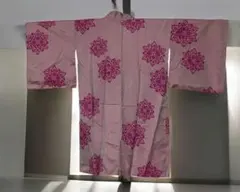 アンティーク 長羽織　花柄 大正ロマン