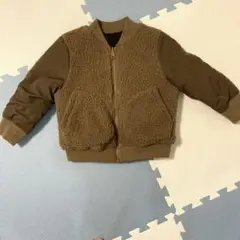新品未使用　ボアジャケット キッズ カーキ