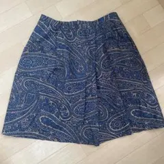 エストネーション ペイズリー柄 フレアスカート M sizeのサムネイル