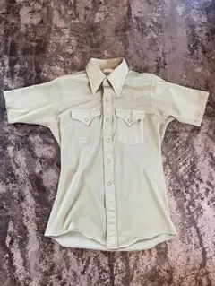 unknown 70s ウエスタンシャツ　スコービルボタン