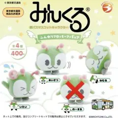みんくる ふんわりフロッキーフィギュア ガチャガチャ 3点セット