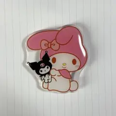 マイメロディ スマホグリップ　スマホ　クロミ