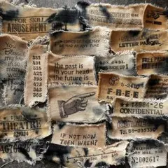 A6 デニムリメイク　デニムタグ　コーヒー染め　20枚