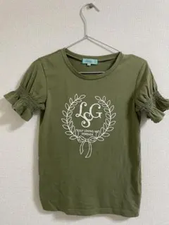 Lindsay オリーブグリーン Tシャツ L