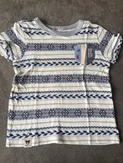 DOUBLE.B ストライプ柄 Tシャツ 110のサムネイル