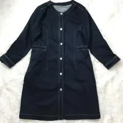 美品✨デニムシャツワンピース　オーバーサイズ　ロング