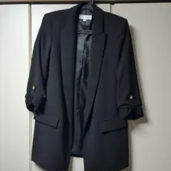 ZARA ブラック テーラードジャケット USA S(日本サイズM位)