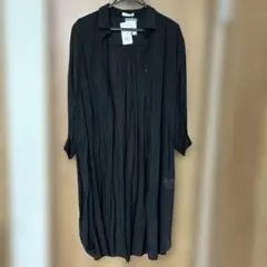 シースルーブラック 長袖 シャツ