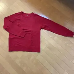 UNIQLO レッド トレーナー Lサイズ