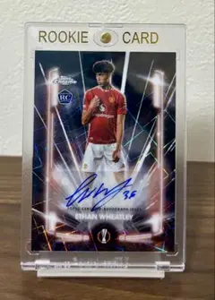 Topps chrome Soccer Ethan Wheatley 直筆サイン