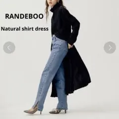 RANDEBOO ワンピース　Natural shirt dress