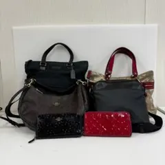 KU/COACH コーチ バッグ&財布計6点まとめ売り
