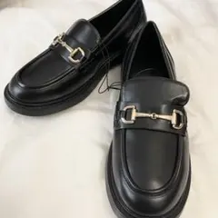 【新品】GU ジーユー ボリュームソールビットローファー XL
