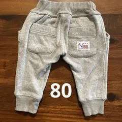 ノアデパートメントストア　グレー スウェットパンツ ポケット付き