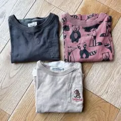 80-90サイズ　ロンT 3枚まとめ売り