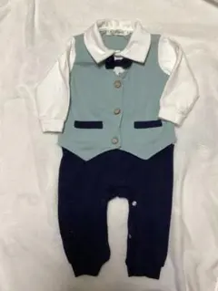 ベビー フォーマル 男の子 ロンパース　　帽子付き 入園式 卒園式 男の子