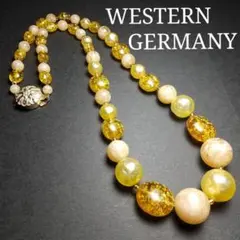 ヴィンテージネックレス WESTERN GERMANY アンバーカラー