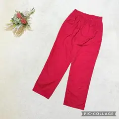 ウィゴー 【L】 イージーパンツ カジュアル 赤 カラーパンツ 派手色