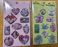 【人気】ウォーターシール ティンカーベル と101匹わんちゃん　合計2セット