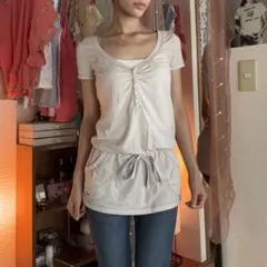 【送料無料】00s Hollister チュニック リボンのサムネイル