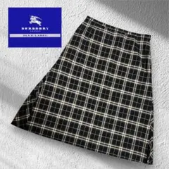 BURBERRY BLUE LABEL チェック柄スカート ひざ丈スカート