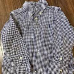 ラルフローレン 長袖ギンガムチェックシャツ