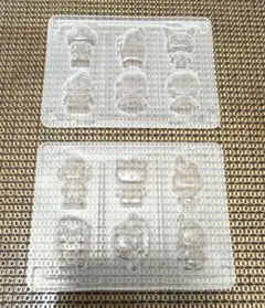 【残りわずか】ペコ&サンリオ なかよしシールグミ 型 ＡＢ2種　2枚セット