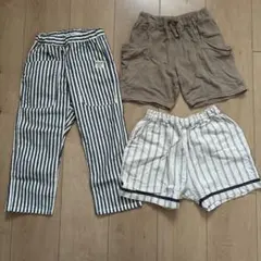 テータテートとブランシェスのパンツ　３枚 マニーナ、フタフタ、コトリ　綿100%