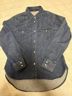 AZUL デニムシャツ　ネイビー