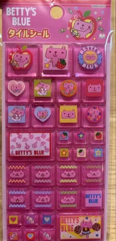 正規品　新品未開封！BETTY'S BLUE タイルシール