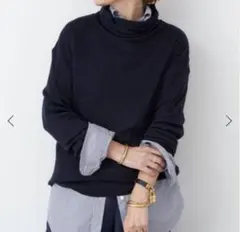 ドゥーズィエムクラス　rib タートル　ネイビー