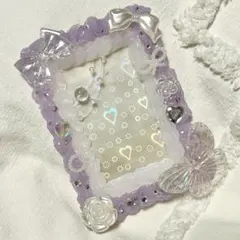 ホイップデコ　硬質ケース　トレカケース　推し活　推し　パステルパープル　B8