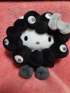 ポムポムプリンぬいぐるみ【M】黒ミャクミャクサンリオなりきり大阪