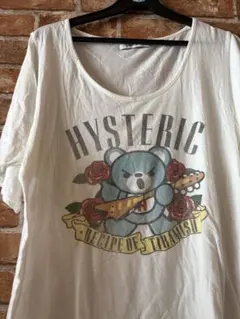 ヒステリックグラマーファックベアヒスベアTシャツ　サラリ