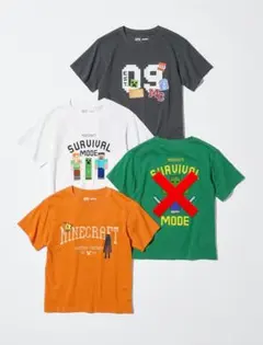 ユニクロ マインクラフトUT キッズTシャツ 3枚セット