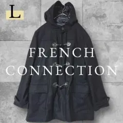FRENCH CONNECTION ダッフルコート L 黒