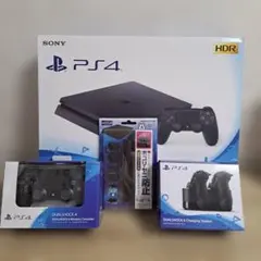 「新品未使用」PS4本体 500GB Jet Black 他周辺機器 おまけ付き