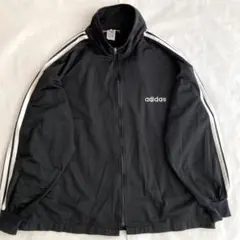 【80s90sビンテージ】アディダス　adidas　ブラックトラックジャケット