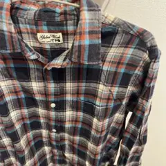 Global Work チェック柄 長袖シャツ L