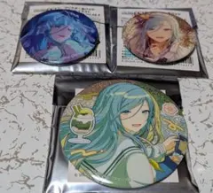 プロジェクトセカイ 日野森雫 グリッター缶バッジ 3点セット