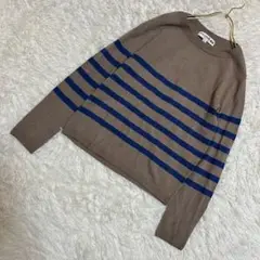 《美品》　UNIQLO INES エクストラファインニット グレージュ L